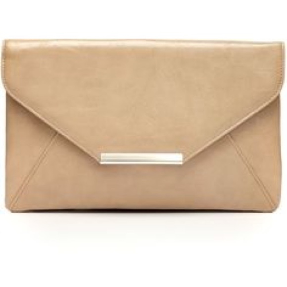 Nude Envelope Clutch Bag